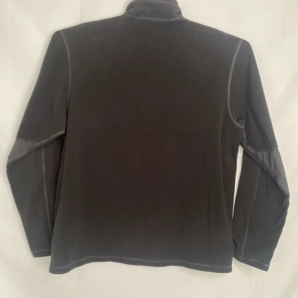 The North Face 1/4 Zip Fleece Pullover Jacket Men Size M Medium Black Sweatshirt